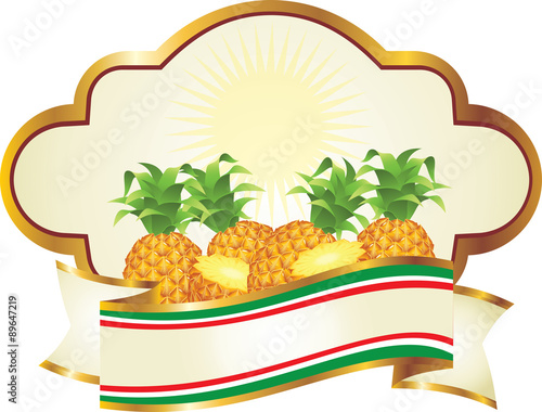 ETICHETTA ANANAS ITALIA