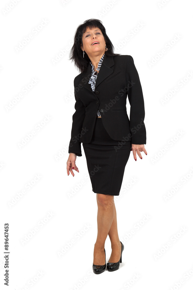 Beautiful woman doing different expressions in different sets of clothes: full length posing Beautiful woman doing different expressions in different sets of clothes: full length posing