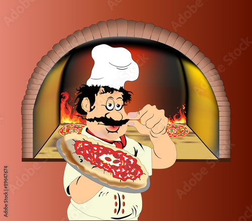 Pizzaiolo con forno