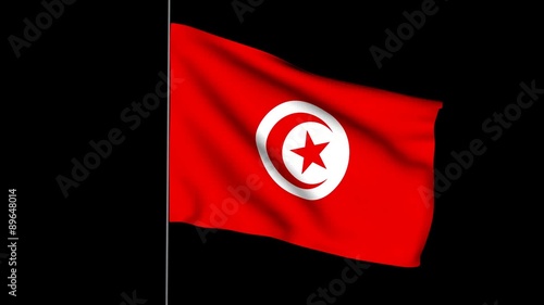 Flag of Turkey with alpha