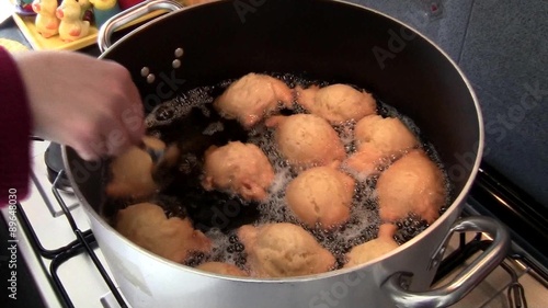 Struffoli carnival fried