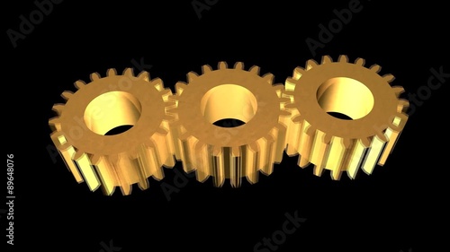 rotating gears