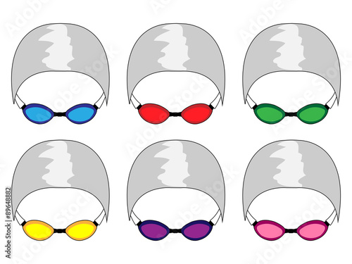 Swimming Goggles in Different Colours