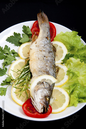 Roasted Sea Bass photo