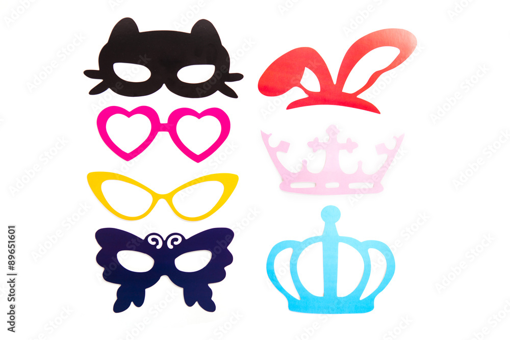Photobooth Birthday and Party Set - glasses, hats, crowns, masks Photobooth Birthday and Party Set - glasses, hats, crowns, masks