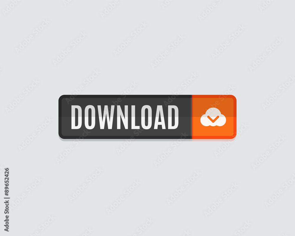 Download web button flat design. Template for website Download web button flat design. Template for website