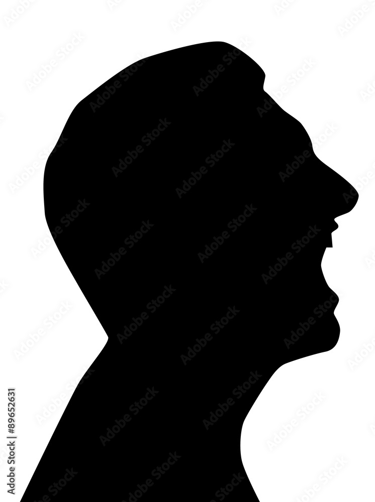 Screaming silhouette Screaming silhouette