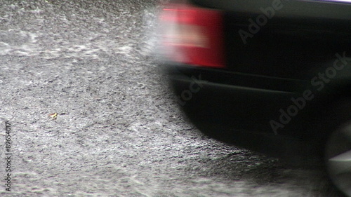 rain and road wheel cars