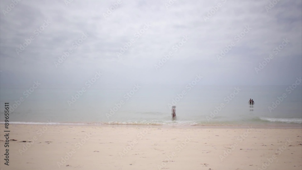 Fuseta island coastal beach view, one of the islands in Ria Formosa. Algarve Fuseta island coastal beach view, one of the islands in Ria Formosa. Algarve