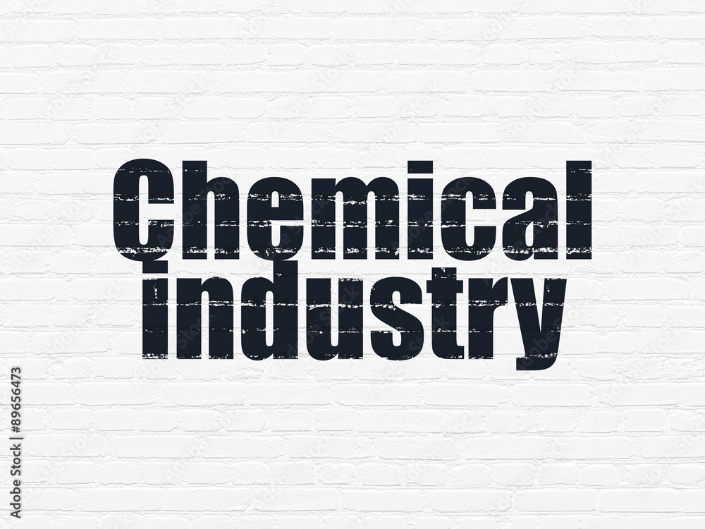 Manufacuring concept: Chemical Industry on wall background Manufacuring concept: Chemical Industry on wall background