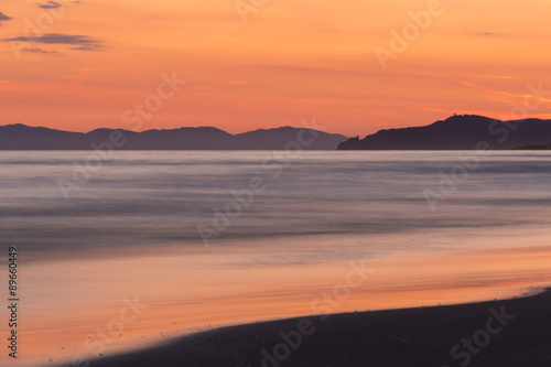 Castiglione della Pescaia, spiaggia e tramonto