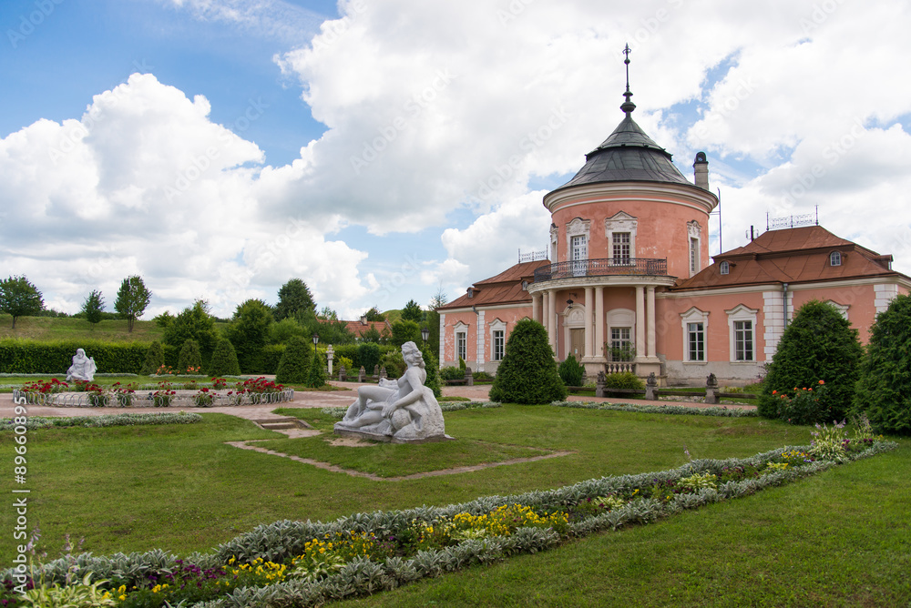 Zolochev castle with garden