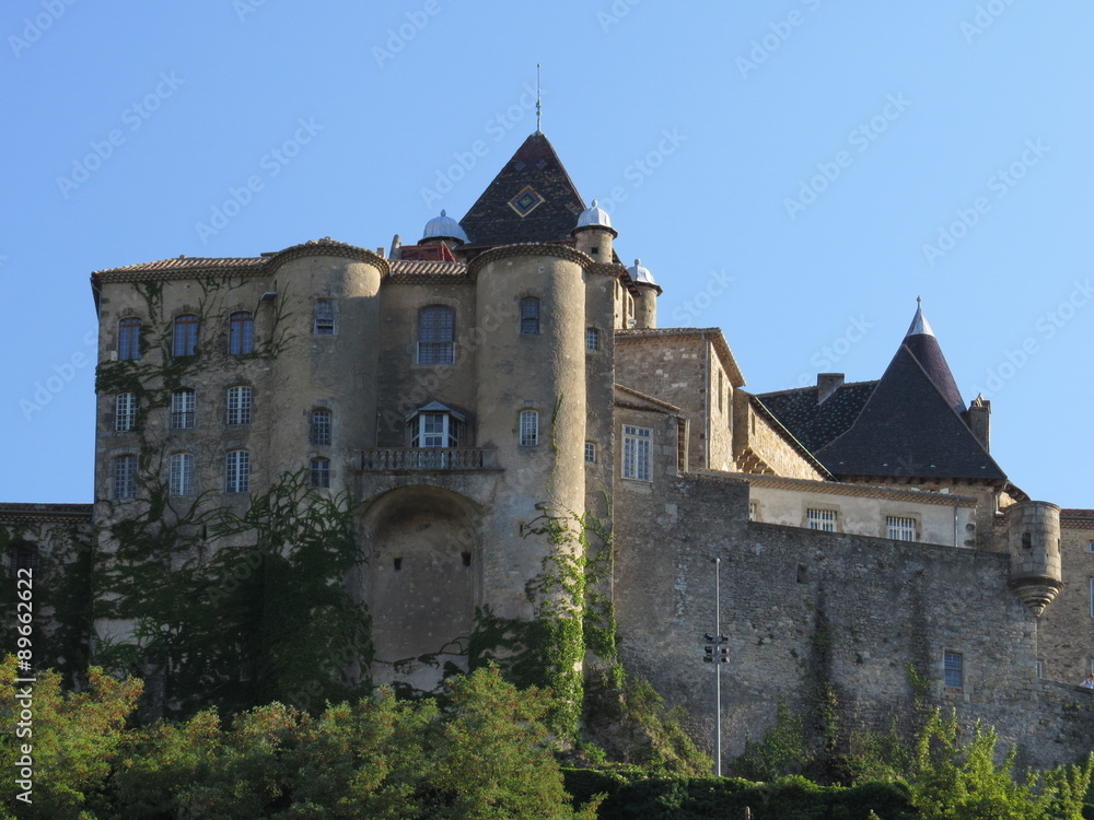 Château d'Aubenas - Castle of Aubenas, Ardeche, Provence, France