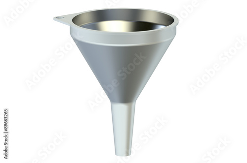 metallic funnel