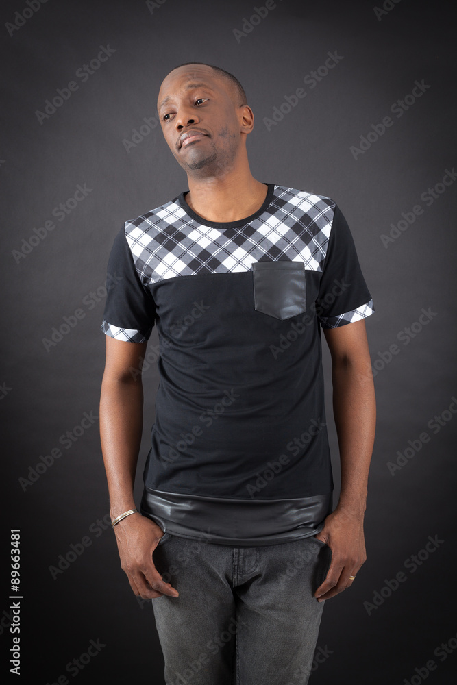 Handsome man doing different expressions in different sets of clothes: drunk Handsome man doing different expressions in different sets of clothes: drunk