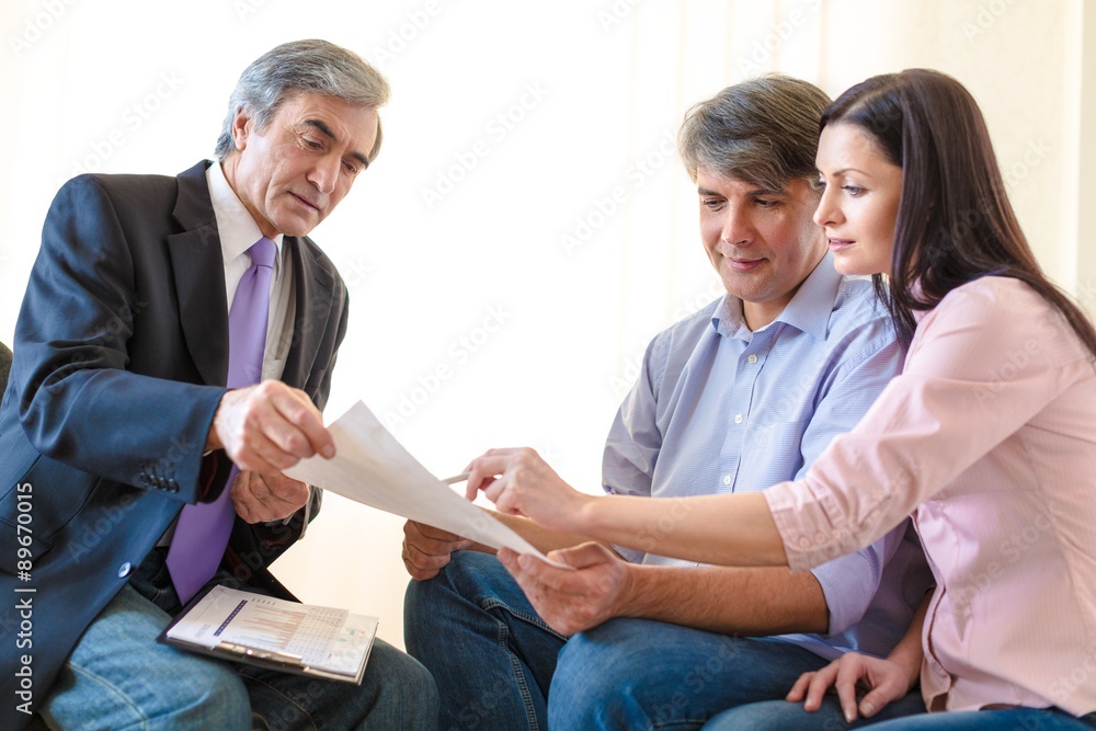 Obraz premium Financial Advisor.