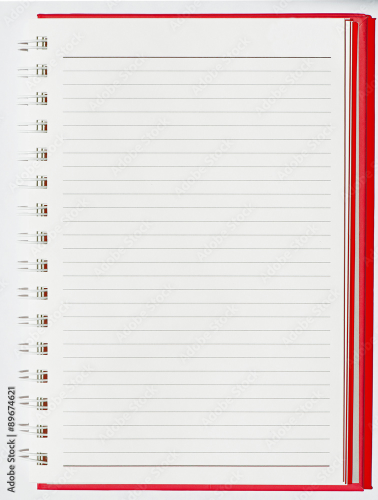 Blank note paper Blank note paper