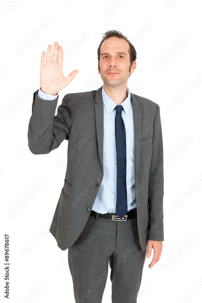 Handsome businessman doing different expressions in different sets of clothes: posing Handsome businessman doing different expressions in different sets of clothes: posing