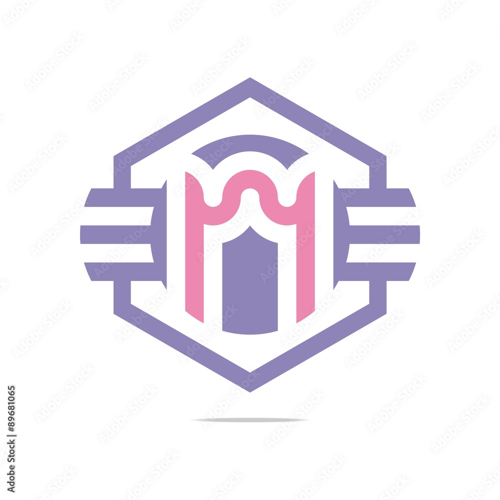 Logo Abstract Lettering ME Wings Alphabet Vector Icon Design Logo Abstract Lettering ME Wings Alphabet Vector Icon Design