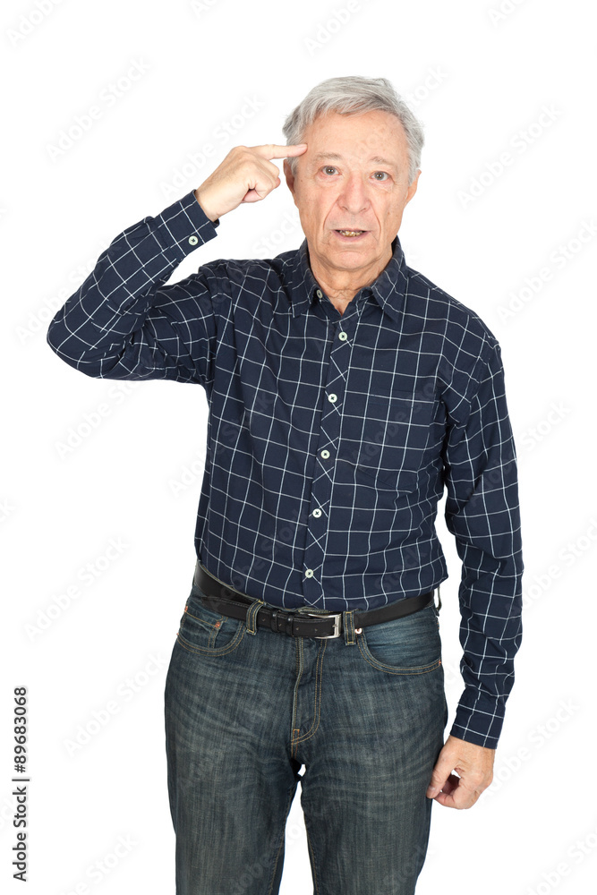Handsome man doing different expressions in different sets of clothes: you are crazy Handsome man doing different expressions in different sets of clothes: you are crazy