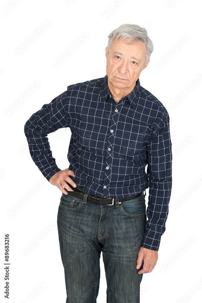Handsome man doing different expressions in different sets of clothes: tired Handsome man doing different expressions in different sets of clothes: tired