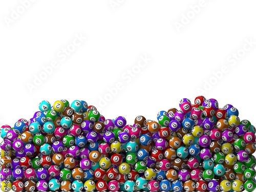 lottery balls stack