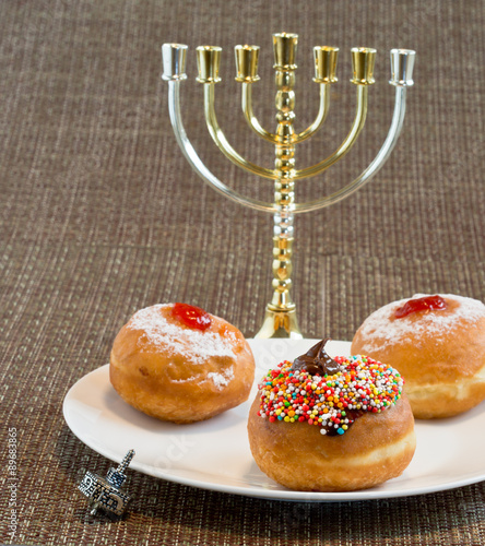 Hanukkah Holidays. photo