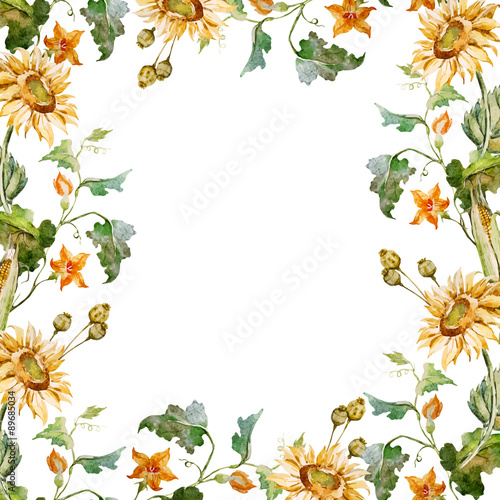 Sunflower frame
