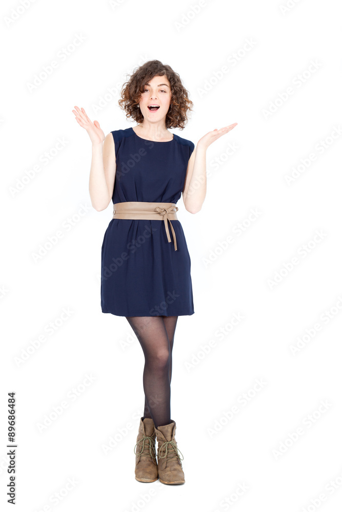 Beautiful Hispanic woman doing different expressions in different sets of clothes: posing Beautiful Hispanic woman doing different expressions in different sets of clothes: posing