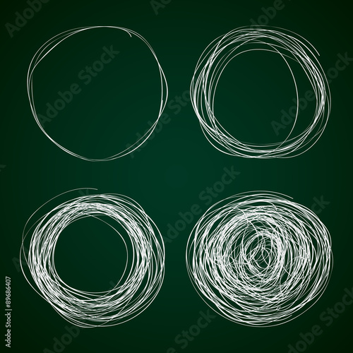 Simple doodle of a circle