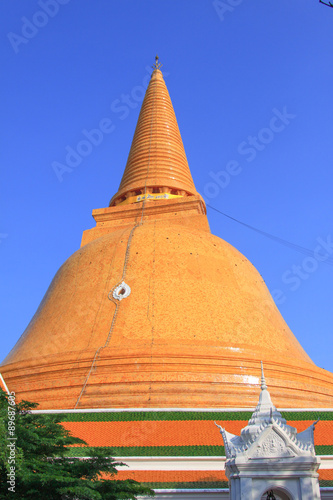 Beautiful Gold pagoda in Thailand