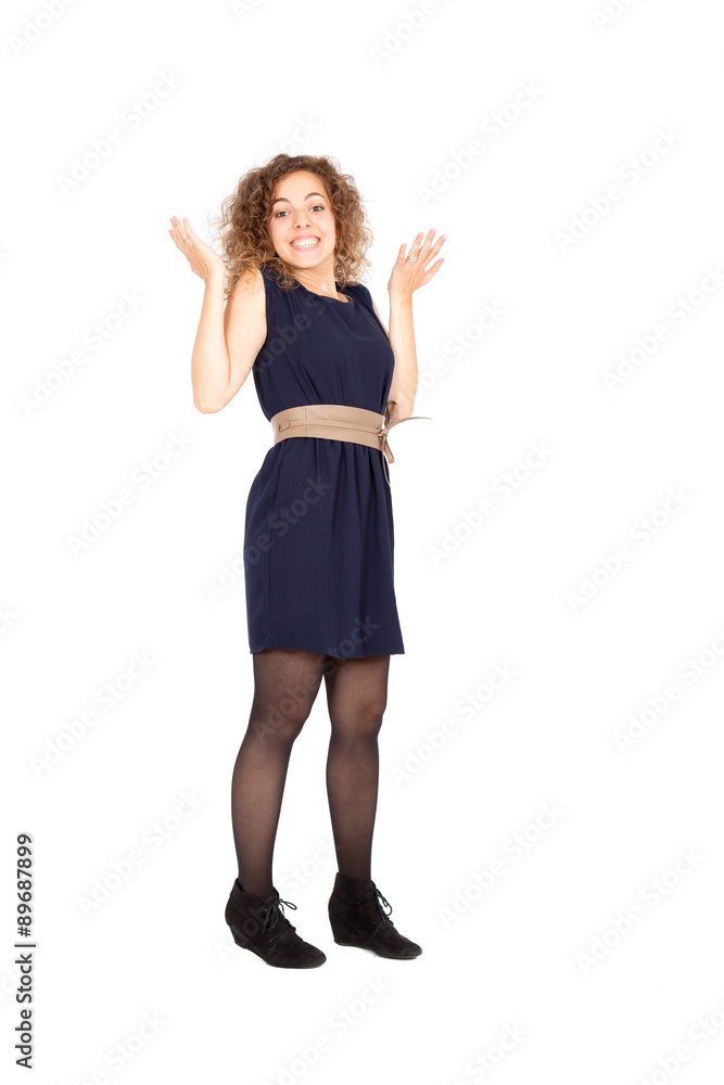 Beautiful Hispanic woman doing different expressions in different sets of clothes: posing Beautiful Hispanic woman doing different expressions in different sets of clothes: posing
