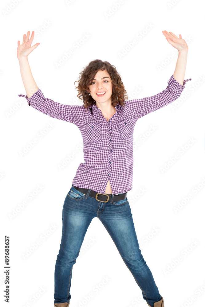 Beautiful Hispanic woman doing different expressions in different sets of clothes: posing Beautiful Hispanic woman doing different expressions in different sets of clothes: posing