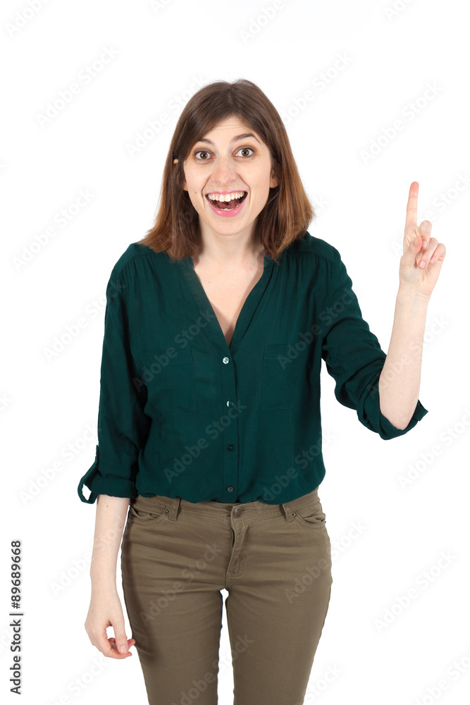 Beautiful woman doing different expressions in different sets of clothes: idea Beautiful woman doing different expressions in different sets of clothes: idea