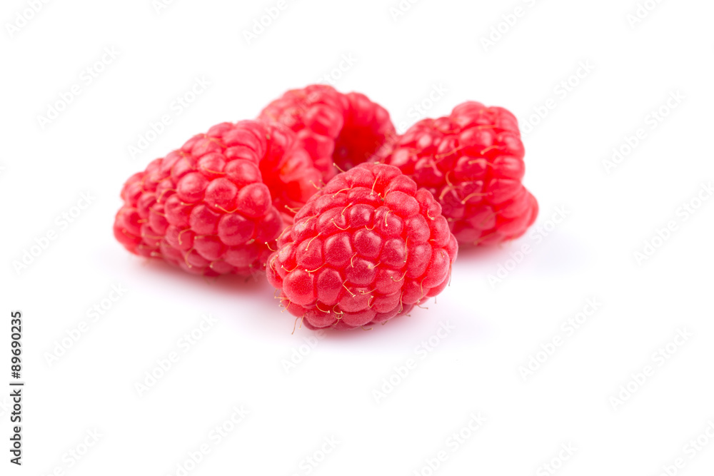 raspberry isolated on white background raspberry isolated on white background