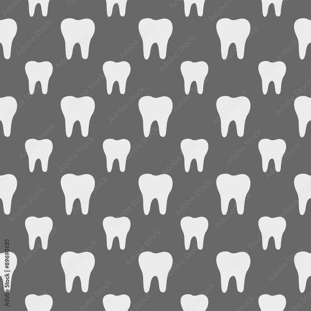 seamless pattern with tooth