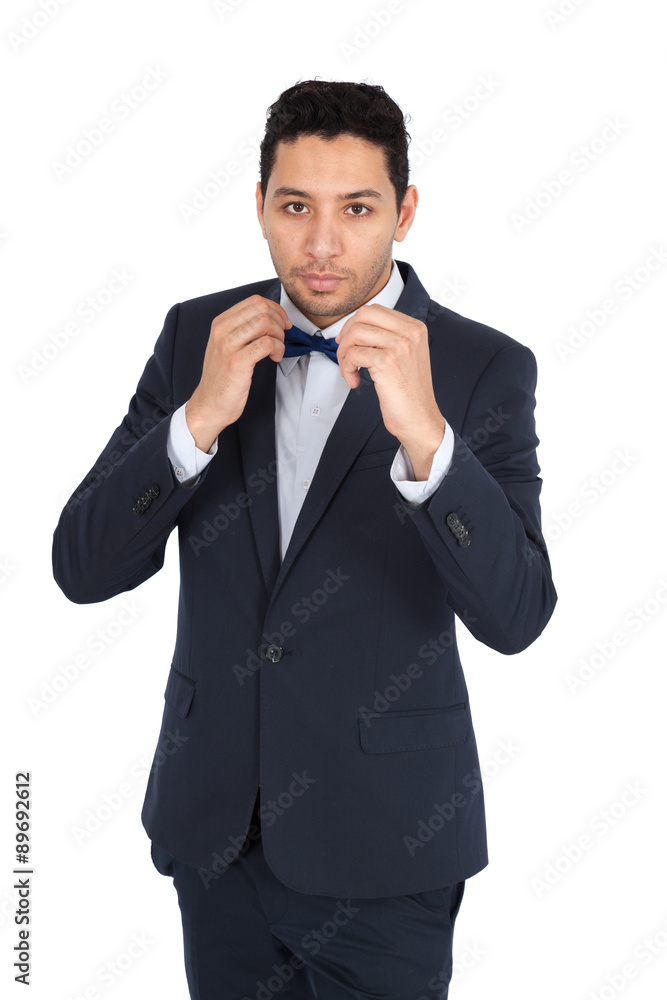 Handsome man doing different expressions in different sets of clothes: boxe Handsome man doing different expressions in different sets of clothes: boxe