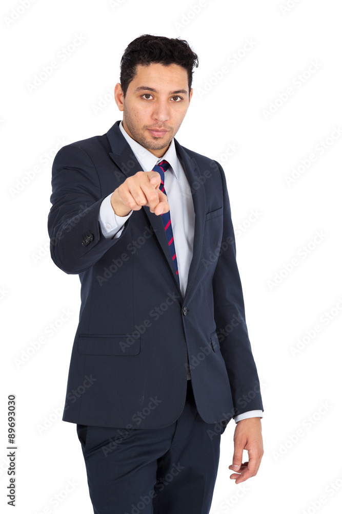 Handsome man doing different expressions in different sets of clothes: suspicion Handsome man doing different expressions in different sets of clothes: suspicion