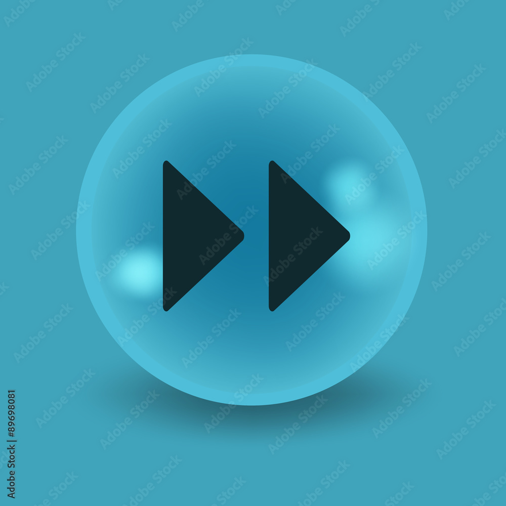 Flat modern design with shadow icon player Flat modern design with shadow icon player