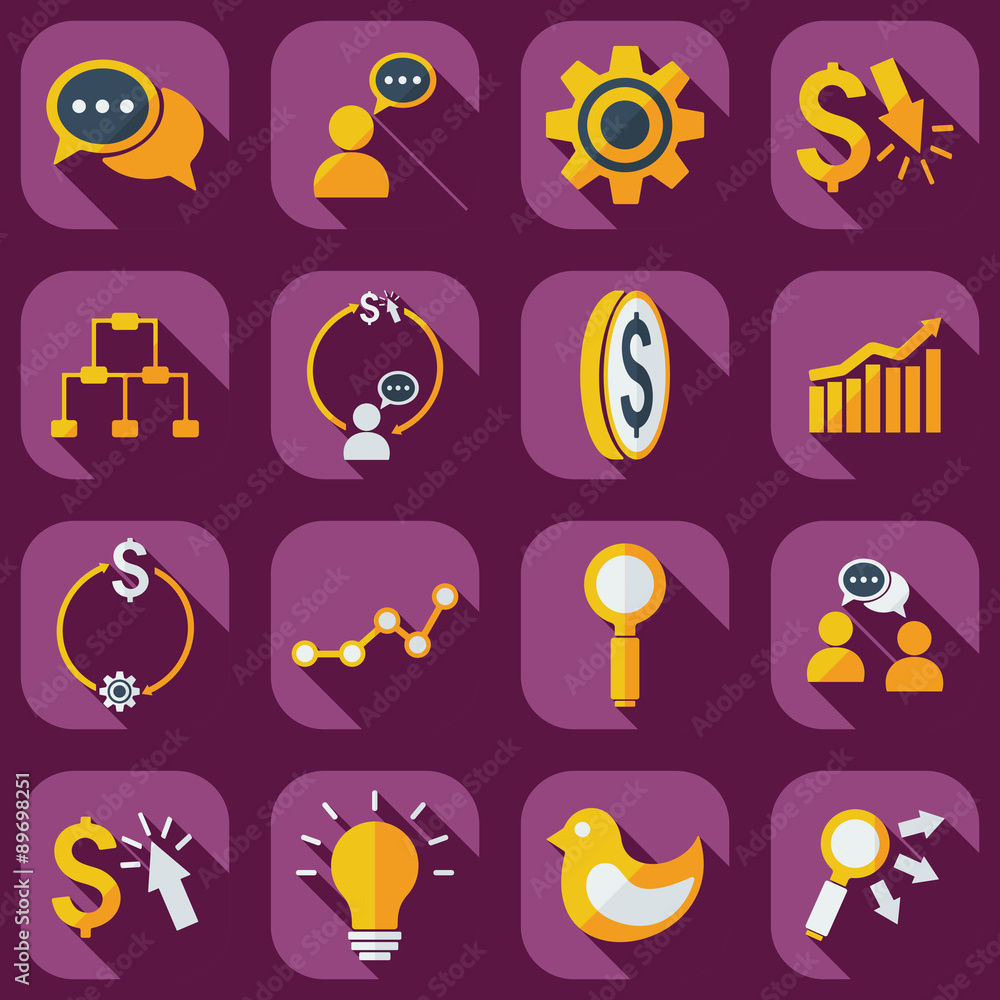 Flat modern design with shadow icons business icon Flat modern design with shadow icons business icon