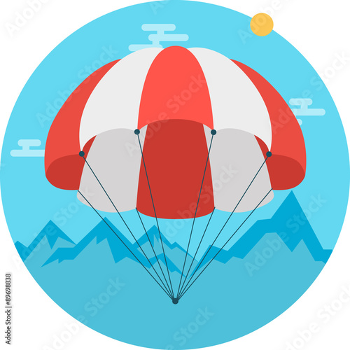Art Flat parachute photo