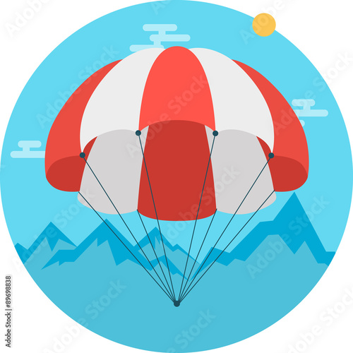 Art Flat parachute