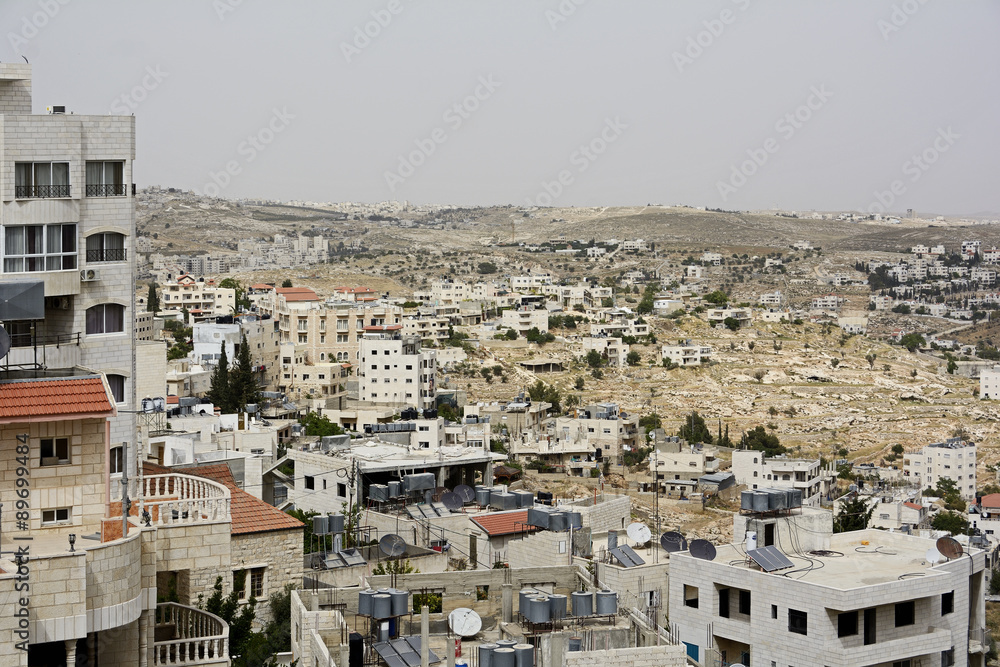 Bethlehem, Blick auf die Stadt.