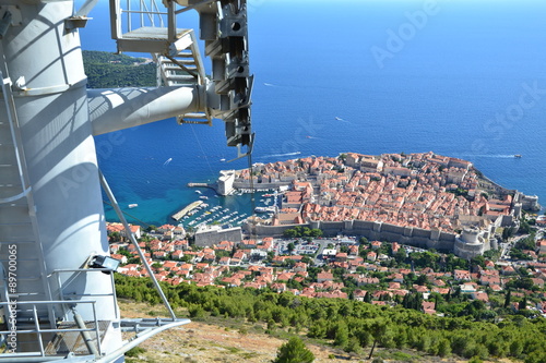 Dubrovnik  (Ragusa di Dalmazia) - vista dalla funivia photo