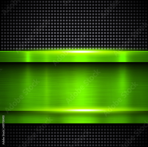 Background green metal texture