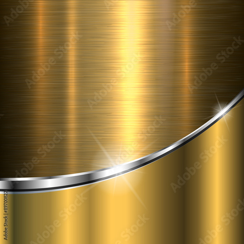 Background gold metal texture