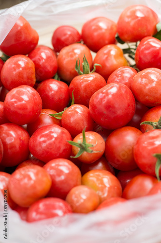 Cropping cherry tomatoes