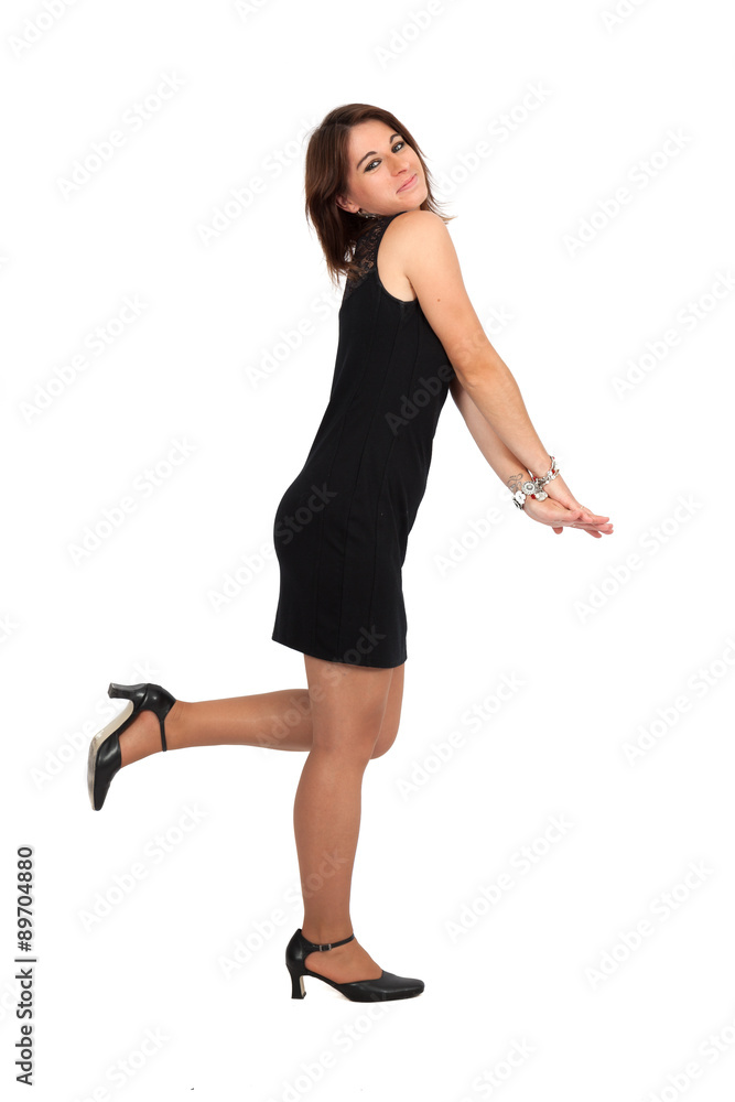 Beautiful woman doing different expressions in different sets of clothes: posing Beautiful woman doing different expressions in different sets of clothes: posing