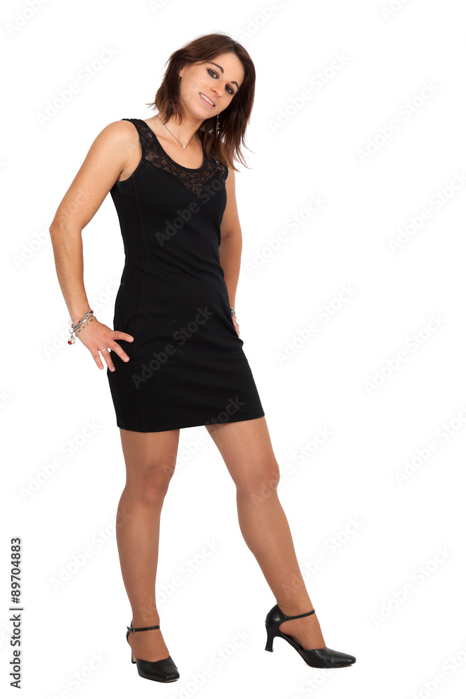Beautiful woman doing different expressions in different sets of clothes: posing Beautiful woman doing different expressions in different sets of clothes: posing