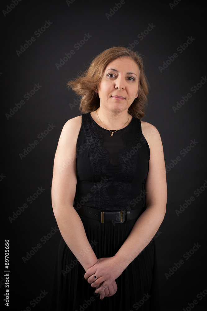 Beautiful woman doing different expressions in different sets of clothes: posing Beautiful woman doing different expressions in different sets of clothes: posing